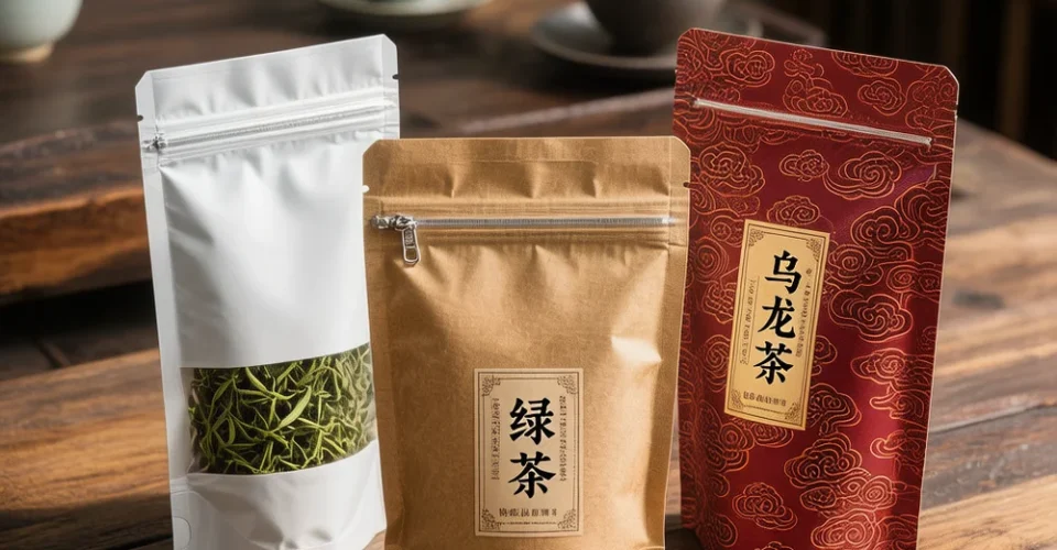 茶叶包装袋定制袋型展示