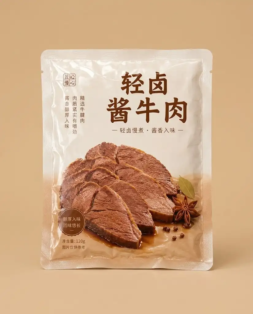 braised beef pouch